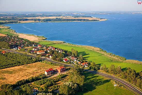 Wrzosowo, panorama na Zatoke Wrzosowska. EU, Pl, Zachodniopomorskie.